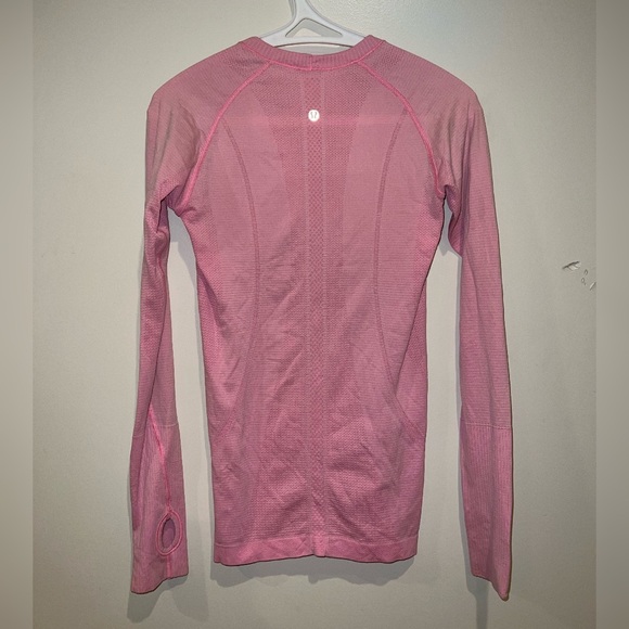 SOLD Lululemon Pink Swiftly Tech Long Sleeve - Picture 4 of 6